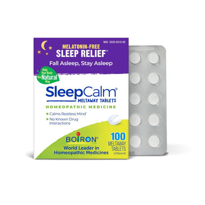 Boiron SleepCalm Tabletten – 100 Stück für tiefen, erholsamen Schlaf – Melatoninfrei und nicht gewohnheitsbildend