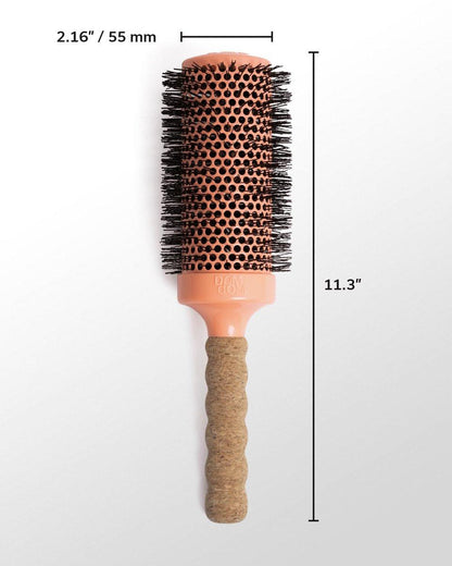 Dom Dom Keramikbürste Nr. 6 (Medium / 55 mm) – Pflege für glänzendes Haar