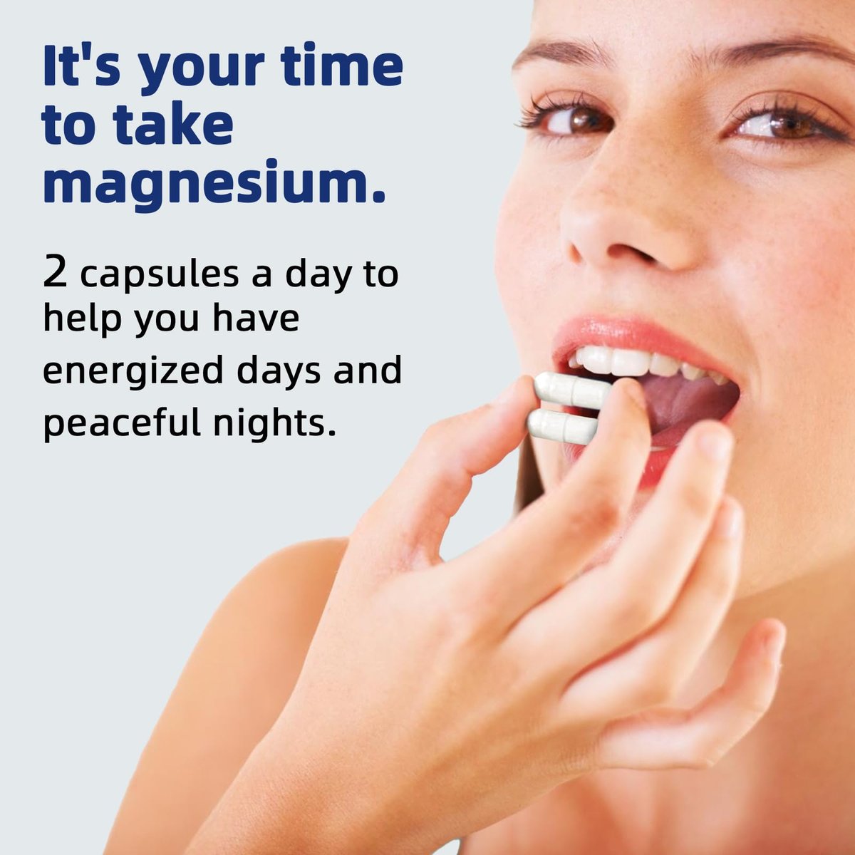 DRFOSTER Magnesiumcitrat Kapseln – Hochdosiertes reines Magnesium 400 mg für Verstopfung, Schlaf, Muskeln & Herz – Non-GMO 110 vegane Kapseln