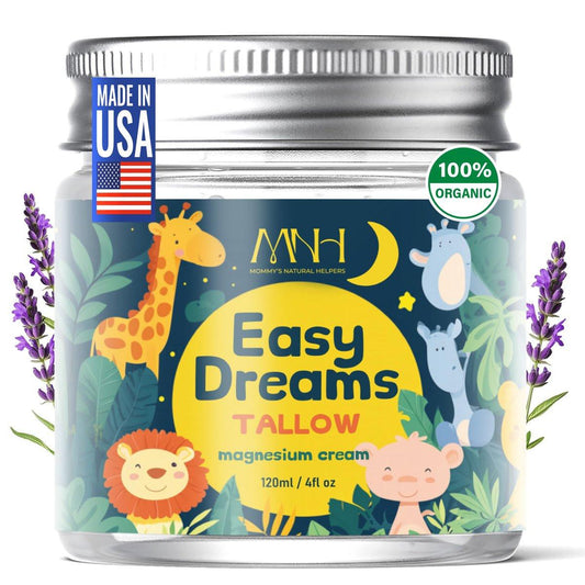 Magnesium Lotion für Kinder – Tallow-basierte Magnesiumlotion für Schlaf, Lavendelduft | Ohne Melatonin | Arnika-Creme, Ekzemcreme für Kinder, Sudocrem | Bio, hergestellt in Amerika, 2-Monats-Vorrat