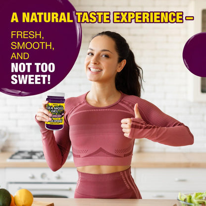 Biolore Elderberry Sea Moss Gel 8oz – Wildcrafted Seamoss, Ohne Zuckerzusatz, Vegan, Hergestellt in den USA – Elderberry Sea Moss Aufstrich & Superfood Spread