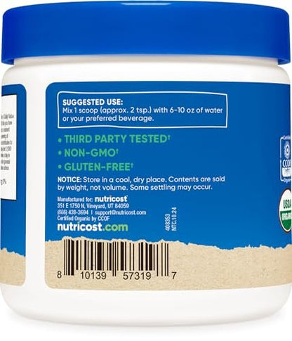 Nutricost Bio-Cranberrypulver, 227 g, 5 g pro Portion – Ohne Gentechnik, Glutenfrei