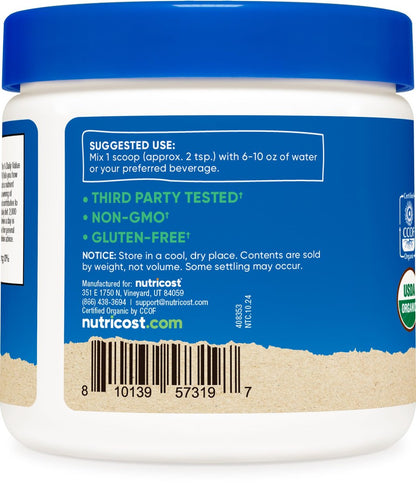 Nutricost Bio-Cranberrypulver, 227 g, 5 g pro Portion – Ohne Gentechnik, Glutenfrei