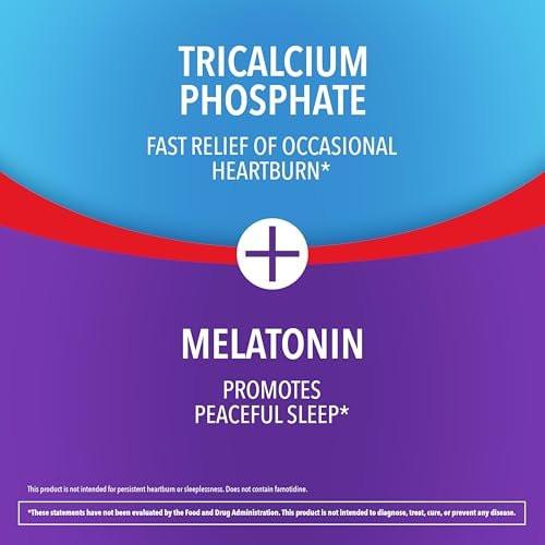 Pepcid Beruhigende Gummibärchen, Sodbrennen Linderung + Schlafunterstützung, bei gelegentlichem Sodbrennen, Magenverstimmung, saurem Aufstoßen + Schlaflosigkeit, Calcium & Melatonin, Erdbeere, 32 Stück