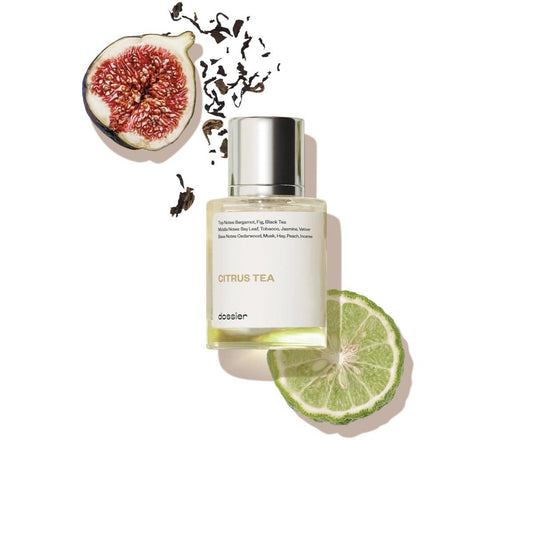 Dossier - Citrus Tea 1,7 Fl Oz (50 ml) - Eau de Parfum - Inspiriert von Labo Thé Noir - Rein infundiert - Parabenfrei - Vegan - Für Frauen, Männer, Unisex