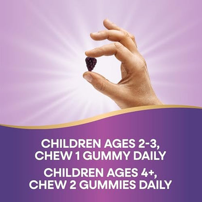 Nature's Way Sambucus Zero Sugar Immun-Gummis für Kinder - Holunder, Vitamin C, Zink, 70 Stück