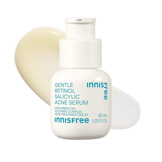 Innisfree Sanftes Retinol Salicylsäure Akne Serum – Koreanische Gesichtsbehandlung gegen Unreinheiten und für klare Haut