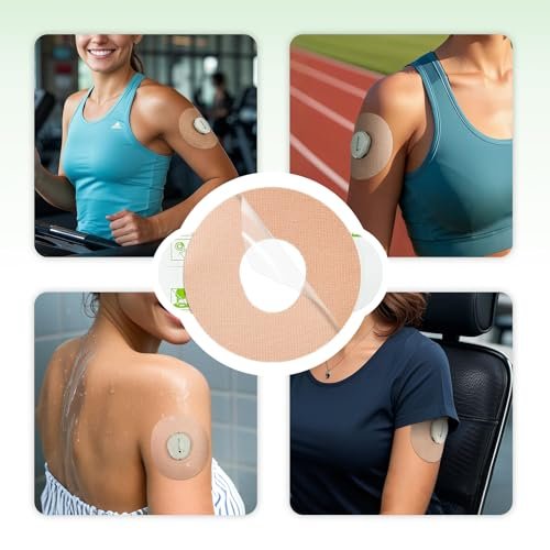 Onida Dexcom G7 & Stelo Haftpflaster 10 Stück – Vorgeschnittene, wasserdichte Überpflaster für kontinuierliche Glukosemonitore