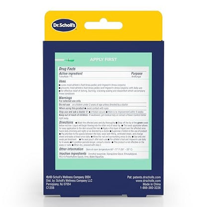 Dr. Scholl’s Nagelpilz-Behandlungsset: 30 Applikatoren mit Tolnaftat gegen Fußpilz am Nagel + Aufhellungstupfer für schönere Nägel in 2 Tagen