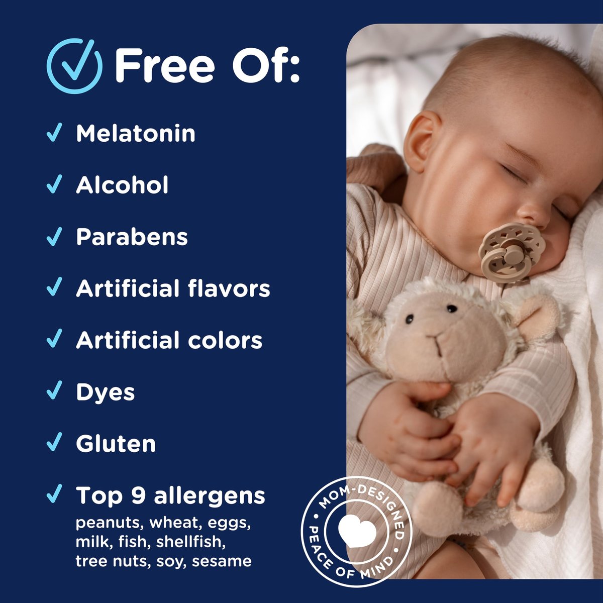 Mommy's Bliss Bio Baby Schlafberuhigungsgel für den Schnuller, Fördert erholsamen Schlaf*, Ohne Melatonin, Ab 2 Monaten, 0,53 Fl Oz