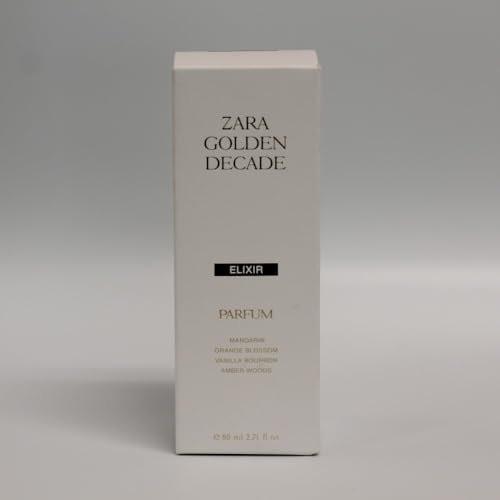 Zara Golden Decade Elixir Parfum für Damen EDP 80 ml – Hypnotischer & eleganter Duft mit Jasmin, Orangenblüte, Mandarine & süßem Lavendel