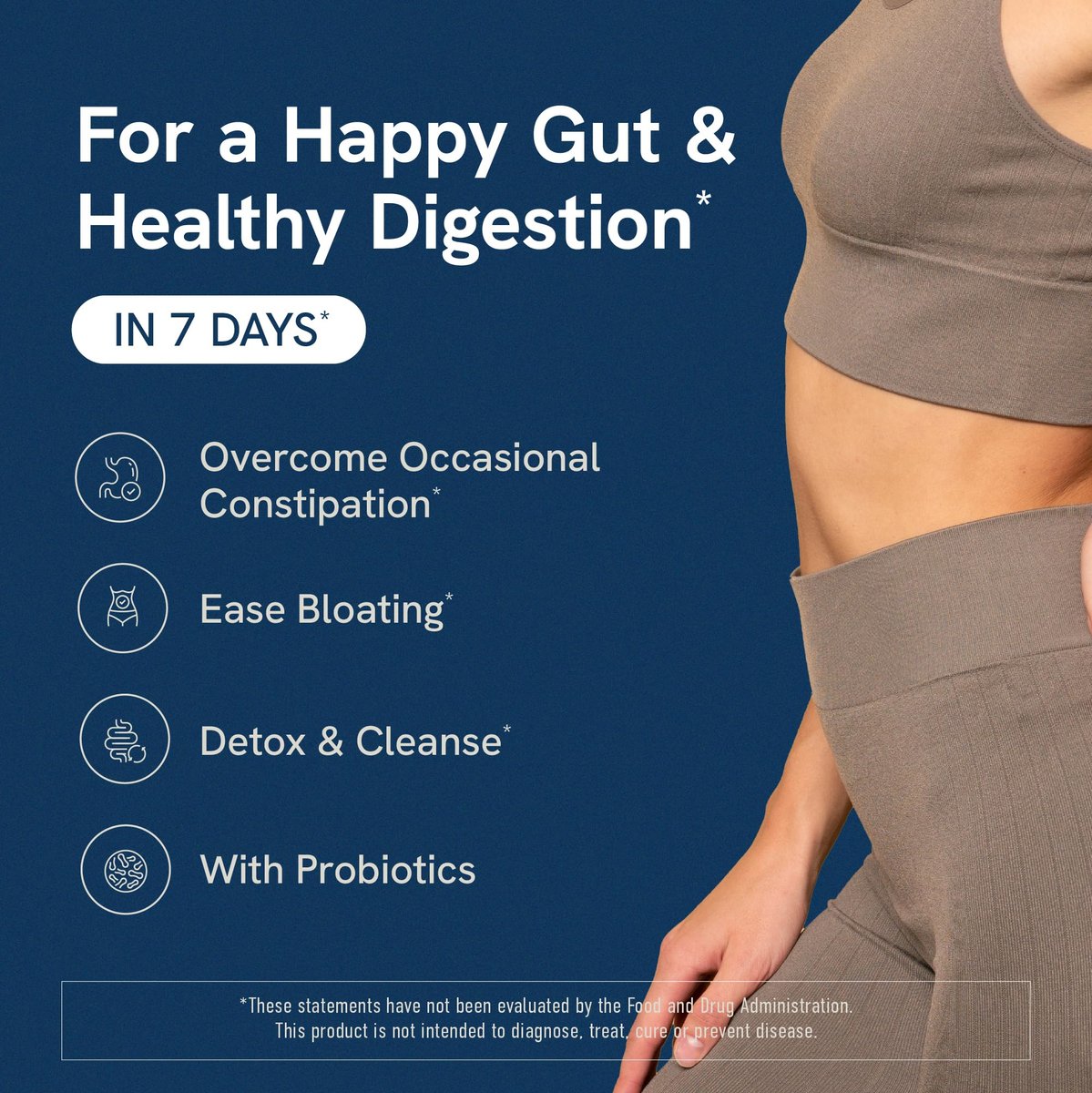 7-Tage-Darmreinigung & Entgiftung | Unterstützt Blähungen & gelegentliche Verstopfung | Schnell wirkende 7-Tage-Detox-Kur für Frauen und Männer mit Probiotika für Darmgesundheit & Regelmäßigkeit | Glutenfrei | 30 Kapseln