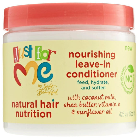 Just For Me Hair Nutrition Nourishing Leave-In Conditioner, 15 Unzen (1er Pack) - Pflegender Leave-In Conditioner für gesundes Haar