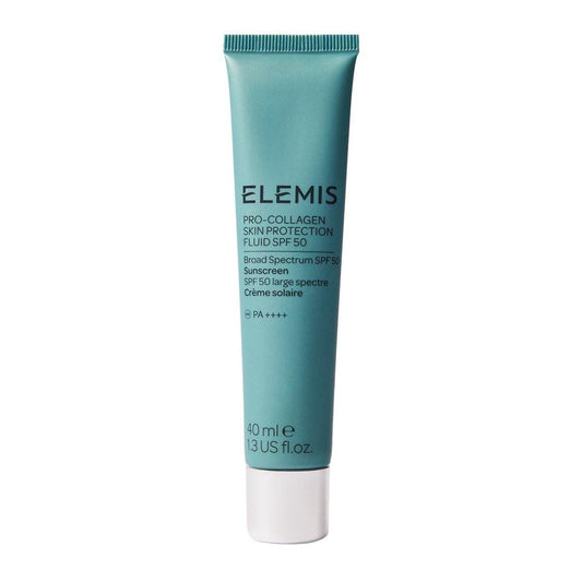 Elemis Pro-Collagen Skin Protection Fluid SPF 50 | Feuchtigkeitsspendender Gesichtssonnenschutz | Leicht & schnell einziehend | 40ml