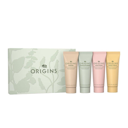Origins Hand Cream Essentials Geschenkset | Pflegt trockene Haut | Reise-Handlotion mit pflanzlichem Glycerin und Wiesenschaumkrautsamenöl