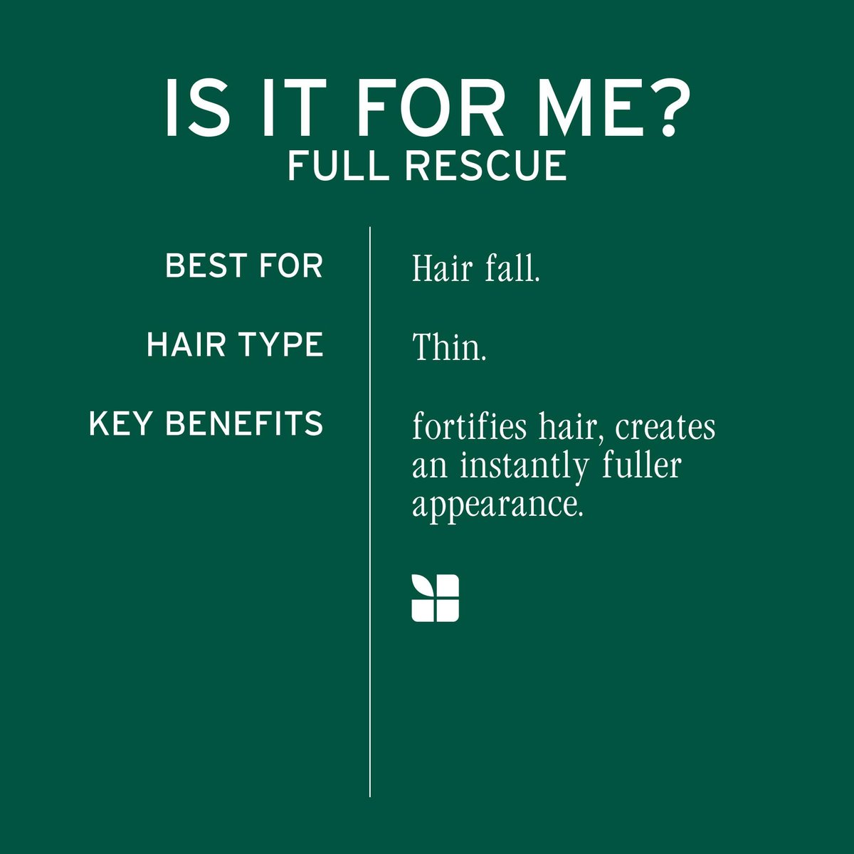 Biolage Full Rescue Invigorating Serum – Für stärkeres Haar und längere Längen in 4 Wochen*, Rosmarinöl & Niacinamid, vegan & parabenfrei, 1,6 Fl Oz