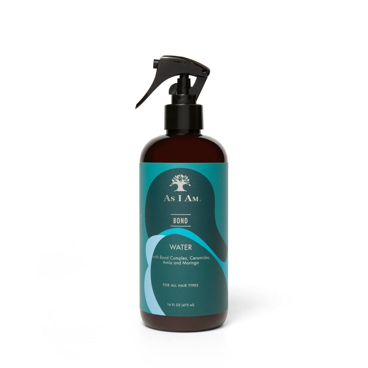 As I Am Bond Water - 16 oz - Haarreparatur für geschädigtes Haar mit Moringa, Amla und Ceramiden