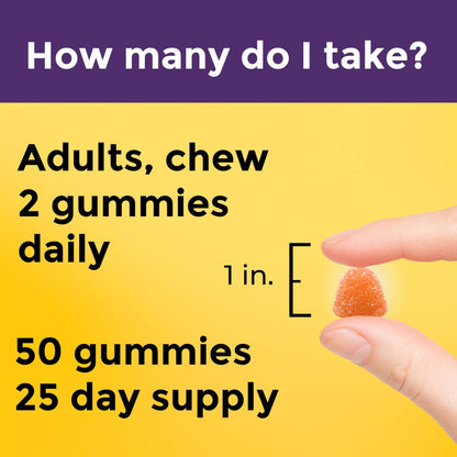 Nature Made Hautfeuchtigkeits-Gummis mit pflanzlichen Ceramiden, Biotin & Vitamin C – 50 Gummis, 25 Tage Vorrat