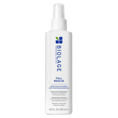 Biolage Full Rescue Densifying Leave-In Spray – Für sofort fülligeres Haar, bändigt Frizz, entwirrt für einfaches Styling, mit Rosmarinöl & Niacinamid, vegan & tierversuchsfrei, 250 ml
