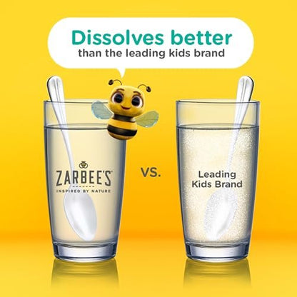 Zarbee's Kinder Ballaststoff-Pulver für regelmäßige Verdauung, geschmacksneutral, zuckerfrei, glutenfrei, tägliches Ballaststoff-Präparat für Kinder & Kleinkinder von 1 bis 12 Jahren, 5,82 oz