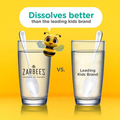 Zarbee's Kinder Ballaststoff-Pulver für regelmäßige Verdauung, geschmacksneutral, zuckerfrei, glutenfrei, tägliches Ballaststoff-Präparat für Kinder & Kleinkinder von 1 bis 12 Jahren, 5,82 oz