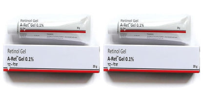 2er-Pack Retinol Gel 0,1 % mit Vitamin A – Leichtes Nachtserum für verbesserte Hautstruktur & glatt aussehende Haut, 20 g