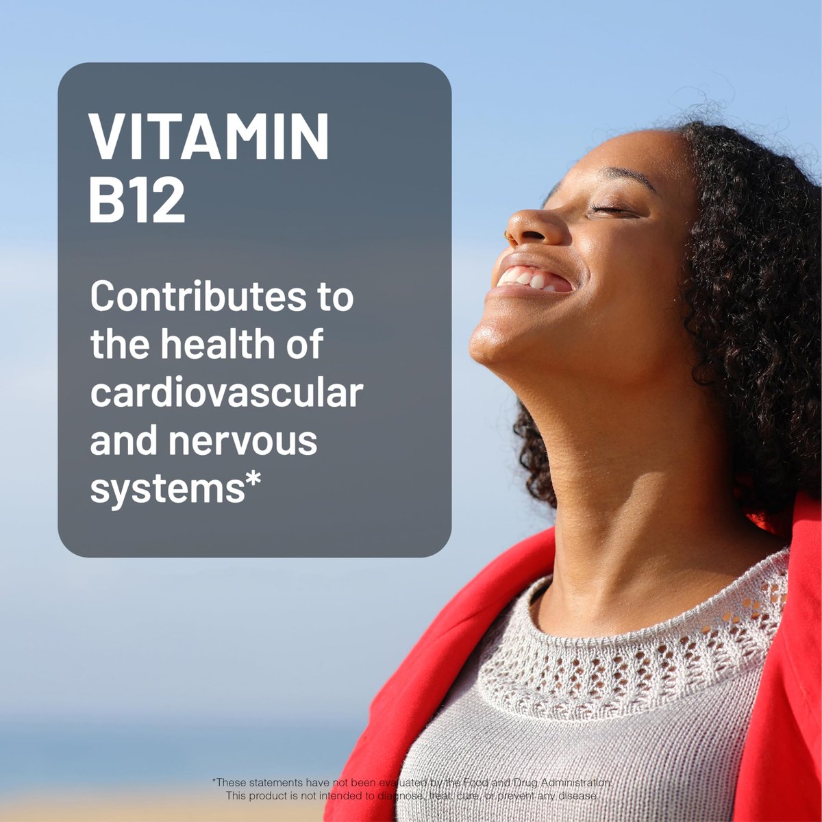 NatureWise Vitamin B12 3000 mcg – Extra Stärke – Nahrungsergänzung zur Unterstützung von Energie, geistiger Klarheit und Nervensystem – Leicht zu schlucken, soja- und glutenfrei, nicht gentechnisch verändert – 60 Softgels