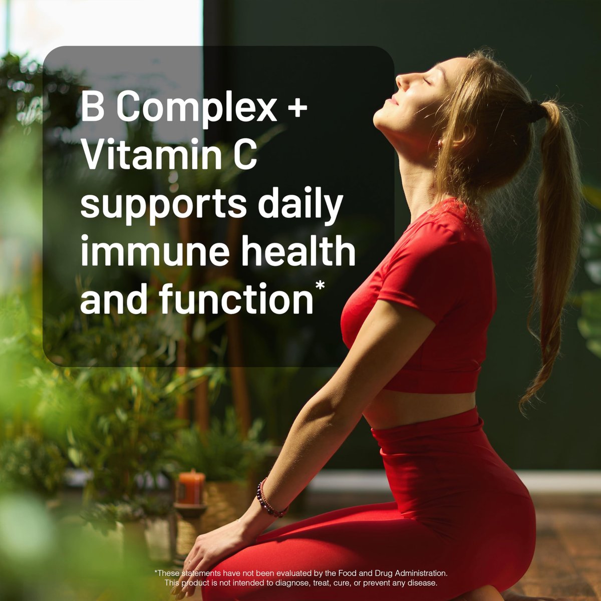 NatureWise Super Vitamin B Komplex für Frauen und Männer – mit Vitamin C, Folsäure, Biotin, B1, B2, B3, B6, B12 – Unterstützt Zellenergie & geistige Klarheit – Vegan, gluten- & laktosefrei, nicht-GVO – 60 Tabletten