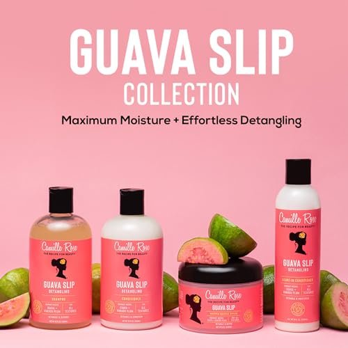 Camille Rose Guava Whipped Hair Styling Cream – Mit Kakadu-Pflaume & Sheabutter für alle Haartexturen, 237 ml