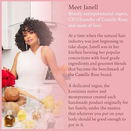 Camille Rose Guava Slip Detangling Leave-In Conditioner – mit Guave, Kakadu-Pflaume und Aloe-Blatt-Saft für geschmeidiges, entwirrtes Haar – 236 ml