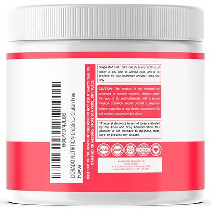 Creatin für Frauen | Kreatin-Monohydrat-Pulver 5 g + 5000 mg Kollagen + 1000 mg BCAA 2:1:1 (30 Portionen) | Unterstützt Gesäßmuskulatur, schlanke Muskeln, Erholung, Energie & Ausdauer | Nicht-GVO, glutenfrei - hergestellt in den USA