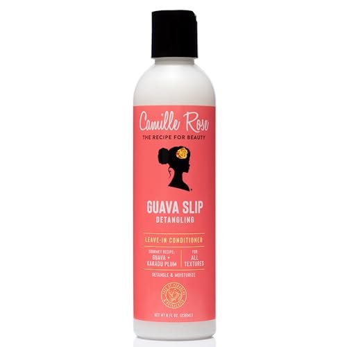 Camille Rose Guava Slip Detangling Leave-In Conditioner – mit Guave, Kakadu-Pflaume und Aloe-Blatt-Saft für geschmeidiges, entwirrtes Haar – 236 ml