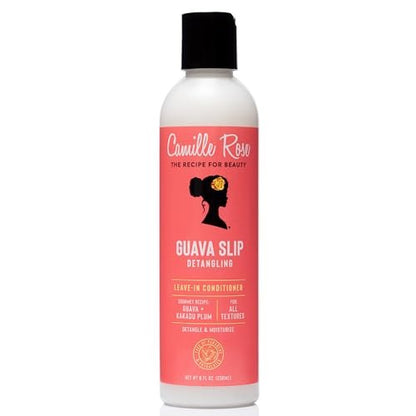 Camille Rose Guava Slip Detangling Leave-In Conditioner – mit Guave, Kakadu-Pflaume und Aloe-Blatt-Saft für geschmeidiges, entwirrtes Haar – 236 ml