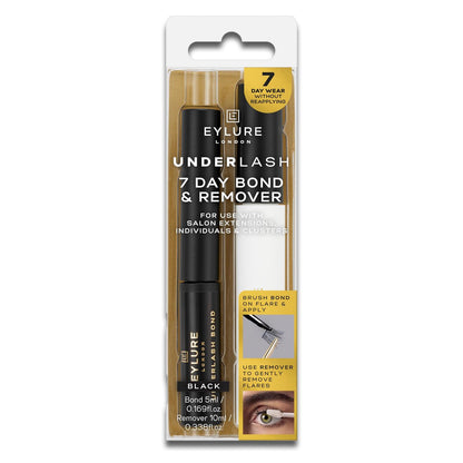 Eylure Underlash 7 Day Bond & Remover – Schwarzer Wimpernkleber für langanhaltenden Halt