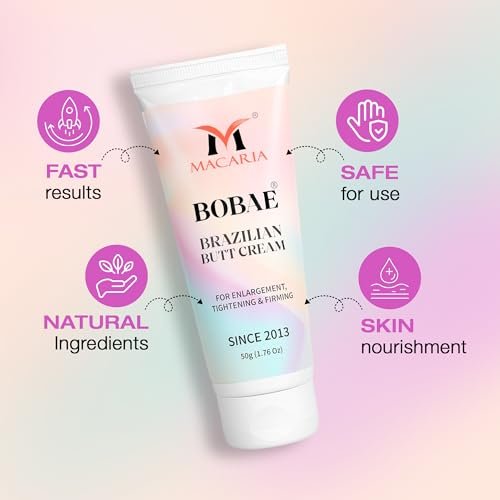 Bobae Brazilian Buttock Hips Vergrößerungs- und Pflegecreme (Gel) für Frauen – Booty Growth