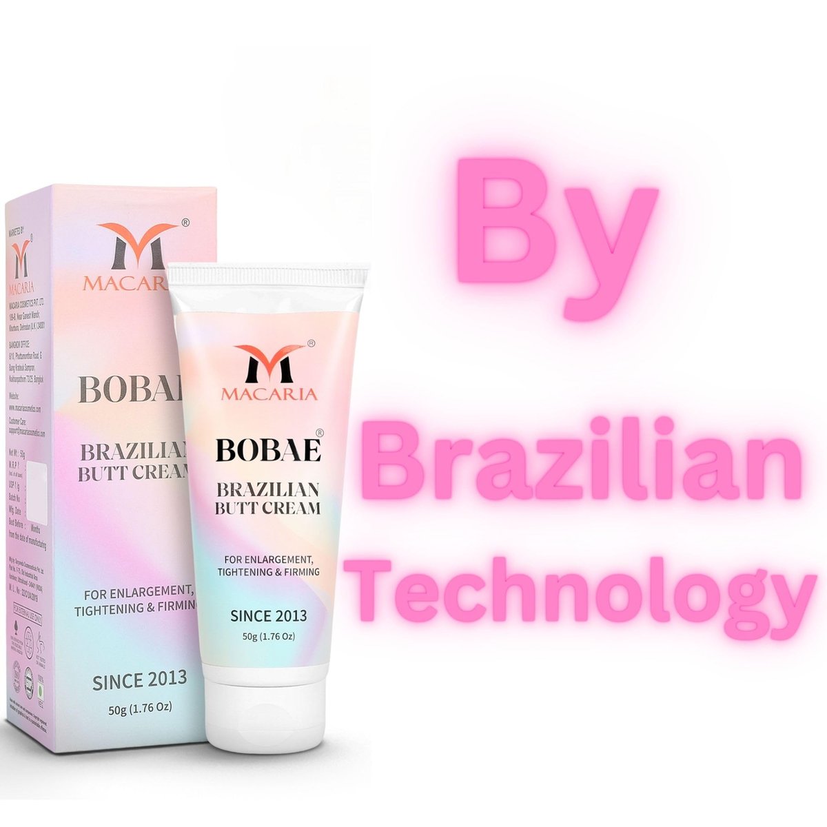 Bobae Brazilian Buttock Hips Vergrößerungs- und Pflegecreme (Gel) für Frauen – Booty Growth