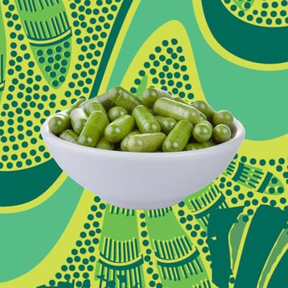KULI KULI Bio reine Moringa Kapseln, 60 Stück – Natürliches Nahrungsergänzungsmittel