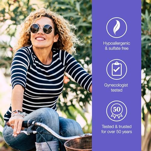 Vagisil Menopause Support Probiotic Mousse Wash, pH-ausgeglichen für die reife Mikrobiom, 24 Stunden Frische, leichter botanischer Duft, sanfte Formel für reife Haut, sulfatfrei, 177 ml