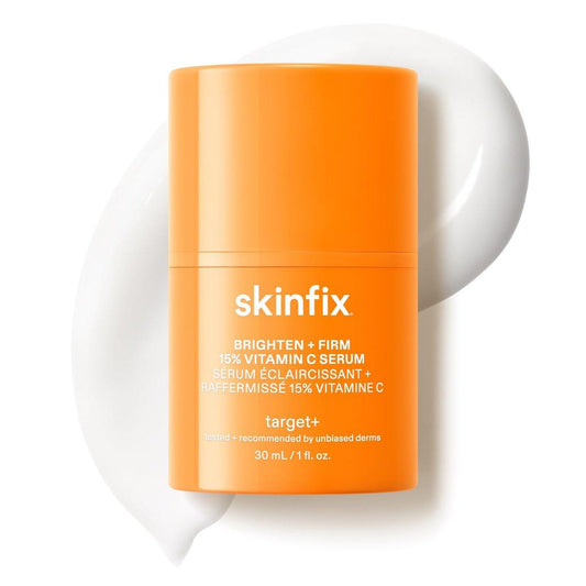 Skinfix Brighten + Firm 15% Vitamin C Serum für das Gesicht – Reduziert sichtbar dunkle Flecken und feine Linien – Geeignet für empfindliche und alternde Haut