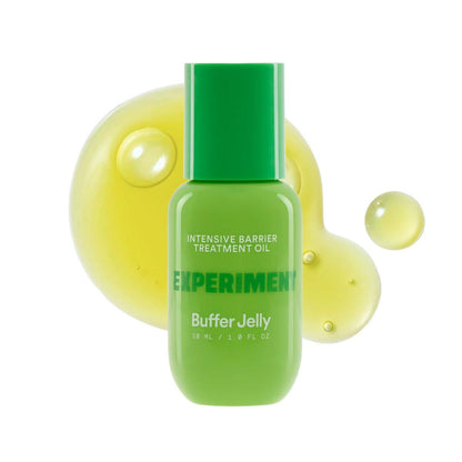Experiment Buffer Jelly Intensive Barrier Treatment Oil – Ceramid, Squalan & Panthenol – Feuchtigkeitsspendendes & beruhigendes Gesichtsöl für trockene Haut, 30 ml