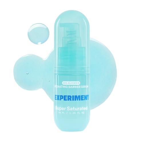 Experiment Super Saturated Ultra Hydrating Barrier Serum – 30% Glycerin, Polyglutaminsäure + Feigenkaktus für intensive Feuchtigkeit, pralle + strahlende Haut, 40 ml – Feuchtigkeitsserum für alle Hauttypen