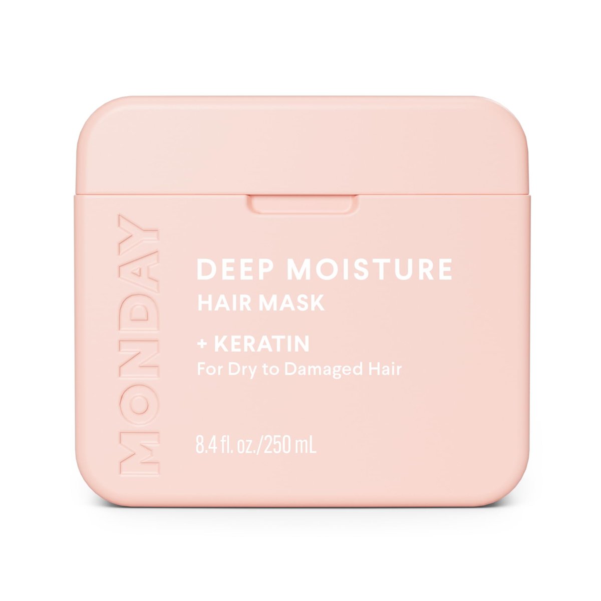 MONDAY HAIRCARE Tiefenfeuchtigkeit Haarmaske mit Keratin, Arganöl, Sheabutter & Kokosöl für trockenes bis geschädigtes Haar 250 ml