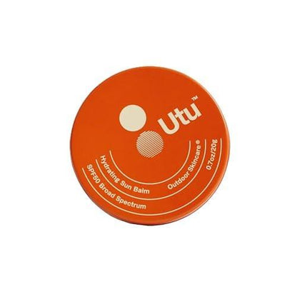 UTU Hydrating Sun Balm SPF 50 – Mineralischer Sonnenschutz für Gesicht & Lippen mit Vitamin E, Schneepilz & Ceramid NP, Riffischer, Tierversuchsfrei (20 g | 0,7 oz)