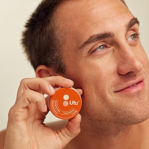 UTU Hydrating Sun Balm SPF 50 – Mineralischer Sonnenschutz für Gesicht & Lippen mit Vitamin E, Schneepilz & Ceramid NP, Riffischer, Tierversuchsfrei (20 g | 0,7 oz)