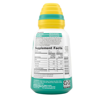 Zarbee’s Kinder Verdauungsunterstützung* Präbiotischer Fruchtsirup, Traubengeschmack mit anderen natürlichen Aromen, Flüssigfaser für Kinder, tägliche Verdauungshilfe, glutenfrei, Agave, 236 ml