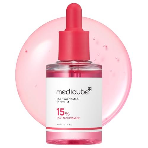 medicube TXA+Niacinamid 15% Glow Facial Serum – Hochwirksames koreanisches Serum für die Pflege nach Unreinheiten, 5% Tranexamsäure, 30 ml