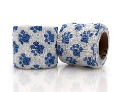 OVIK Health PetFlex Paw Pack – Flexible selbsthaftende elastische Bandage für die Wundversorgung – Erste-Hilfe-Wickel für Kleintiere wie Hunde, Katzen und andere Haustiere – 2 Zoll, 2 Rollen