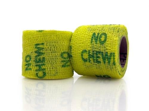 OVIK Health PetFlex No Chew – Flexible Selbstklebende Elastische Bandage für Wundversorgung – Erste-Hilfe-Wickel für Kleintiere wie Hunde, Katzen und andere Haustiere – 2 Zoll, 2 Rollen