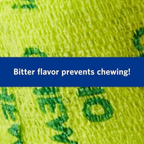 OVIK Health PetFlex No Chew – Flexible Selbstklebende Elastische Bandage für Wundversorgung – Erste-Hilfe-Wickel für Kleintiere wie Hunde, Katzen und andere Haustiere – 2 Zoll, 2 Rollen