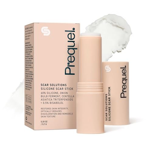 Prequel Skin Scar Solutions 60% Silikon-Narbenstift – Dicker, samtiger Film für Narben – Mit Centella Asiatica und Vitamin E – Beruhigend und okklusiv
